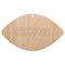 Football Sport Unfinished Craft Wood Holiday Christmas Tree DIY Pre-Drilled Ornament